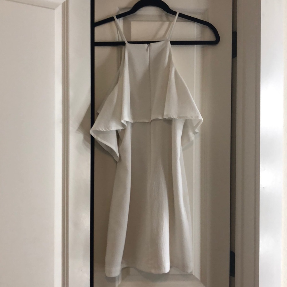 White Ruffle Dress - Picture 3 of 3